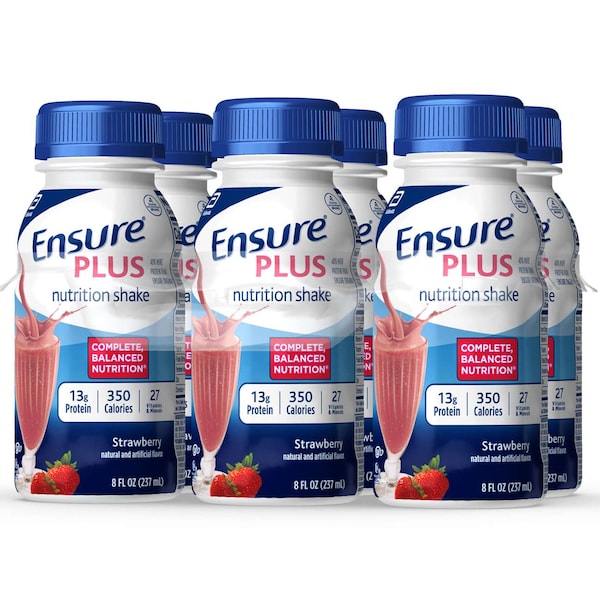 Ensure Ensure Plus Strawberry 8 fl. oz. Bottles, PK24 - 57269
