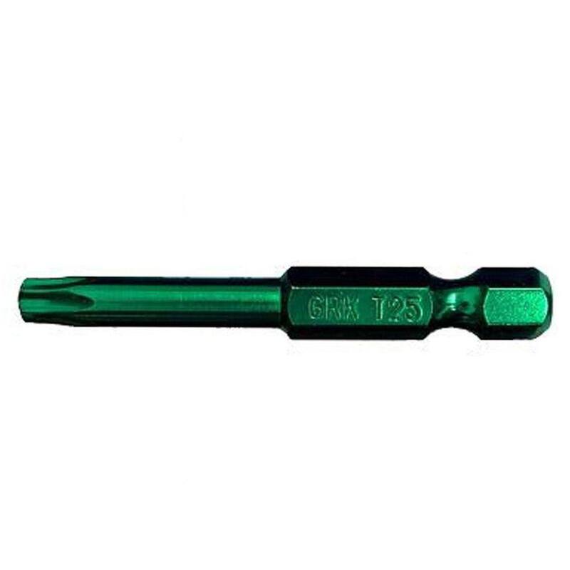 Puntas de estrella de acero GRK Fasteners T-25 de 2 pulgadas (2 por paquete) - 772691874436