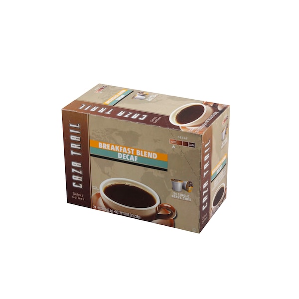 Caza Trail Caza Trail Single Cup Breakfast Blend Decaf Coffee, PK96 - 0A369844221