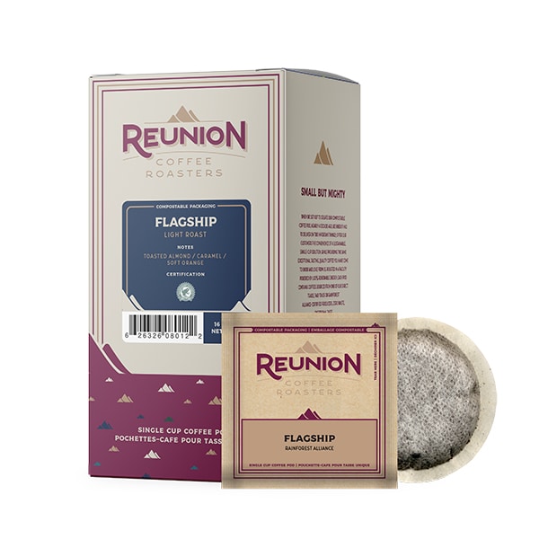 Reunion Coffee Roasters Flagship, RA, Soft Coffee Pods, PK96 PK - RI8004