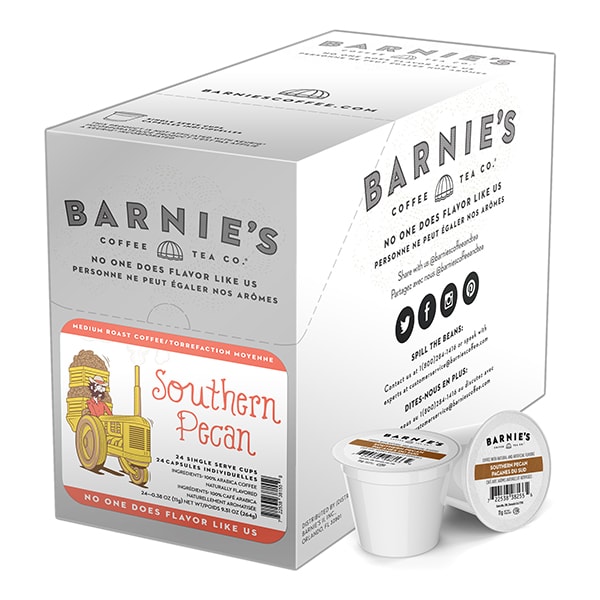 Barnies Coffee Southern Pecan, Single Serve Cup, PK96 - SNBA328155