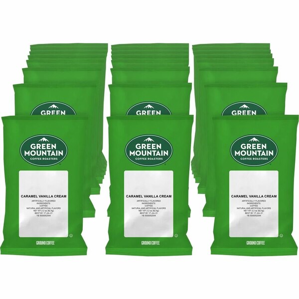 Green Mountain Coffee , Ground, Caramel Vanilla Cream, 2.2 oz, 50PK - 4700