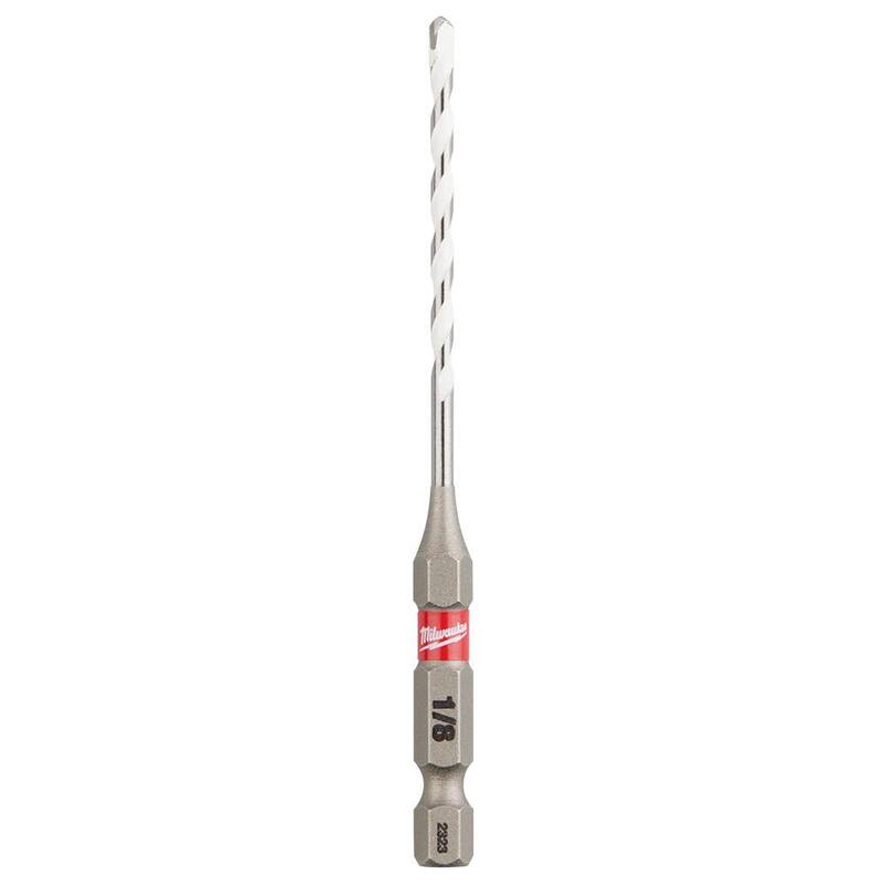 Broca de carburo SHOCKWAVE para materiales múltiples de Milwaukee 1/8 in. x 2 in. x 3-1/2 in. - 48-20-8880