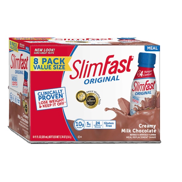 Slimfast Slimfast RTD Original Creamy Milk Chocolate Shake 11 oz., PK24 - 78001