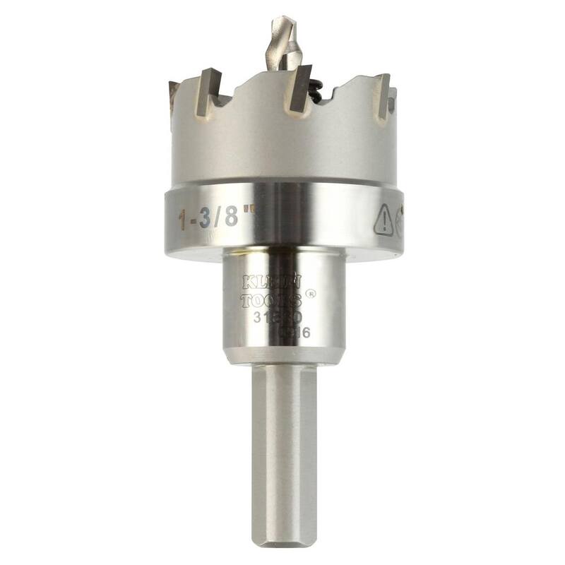 Juego de cortadores de orificios de carburo de 4 piezas de Klein Tools - 31872