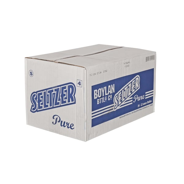 Boylan Bottling Boylan Bottling Classic Seltzer 12 fl. oz. Bottle, PK24 - 00760712112001