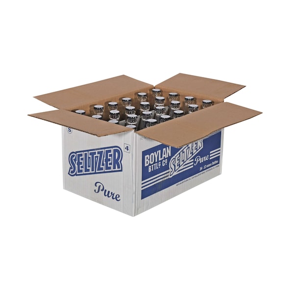 Boylan Bottling Boylan Bottling Classic Seltzer 12 fl. oz. Bottle, PK24 - 00760712112001