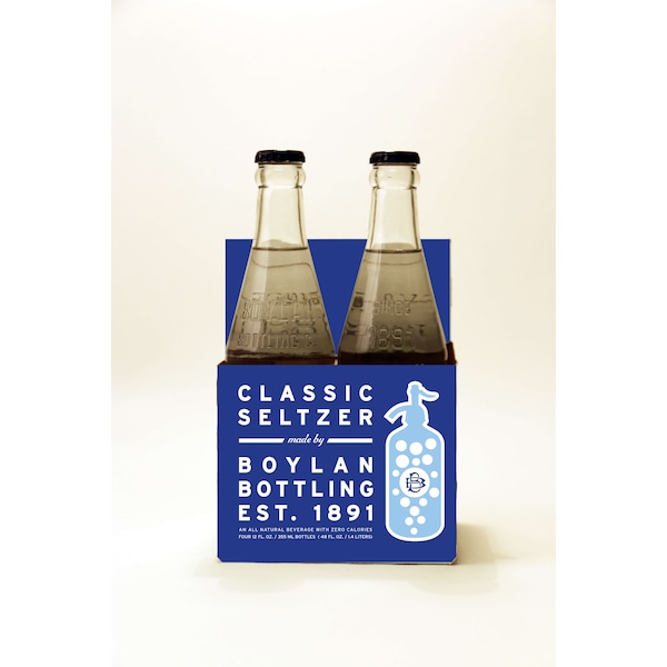 Boylan Bottling Boylan Bottling Classic Seltzer 12 fl. oz. Bottle, PK24 - 00760712112001
