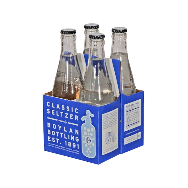 Boylan Bottling Boylan Bottling Classic Seltzer 12 fl. oz. Bottle, PK24 - 00760712112001
