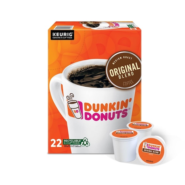 Keurig Keurig Dunkin' Donuts Original Blend Coffee K-Cups 22 pk - 5000356417