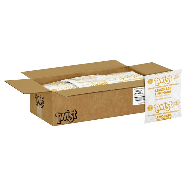 Twist Twist Kosher Lemonade Drink Mix 8.6 oz. Bag, PK12 - 10043000854768
