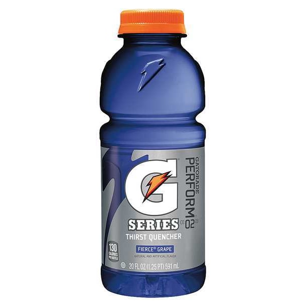 Gatorade Sports Drink Fierce Grape 20 oz., PK24 - 32482