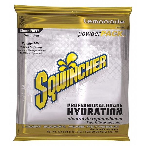 Sqwincher Sports Drink Mix Powder 47.66 oz., Lemonade - 159016403