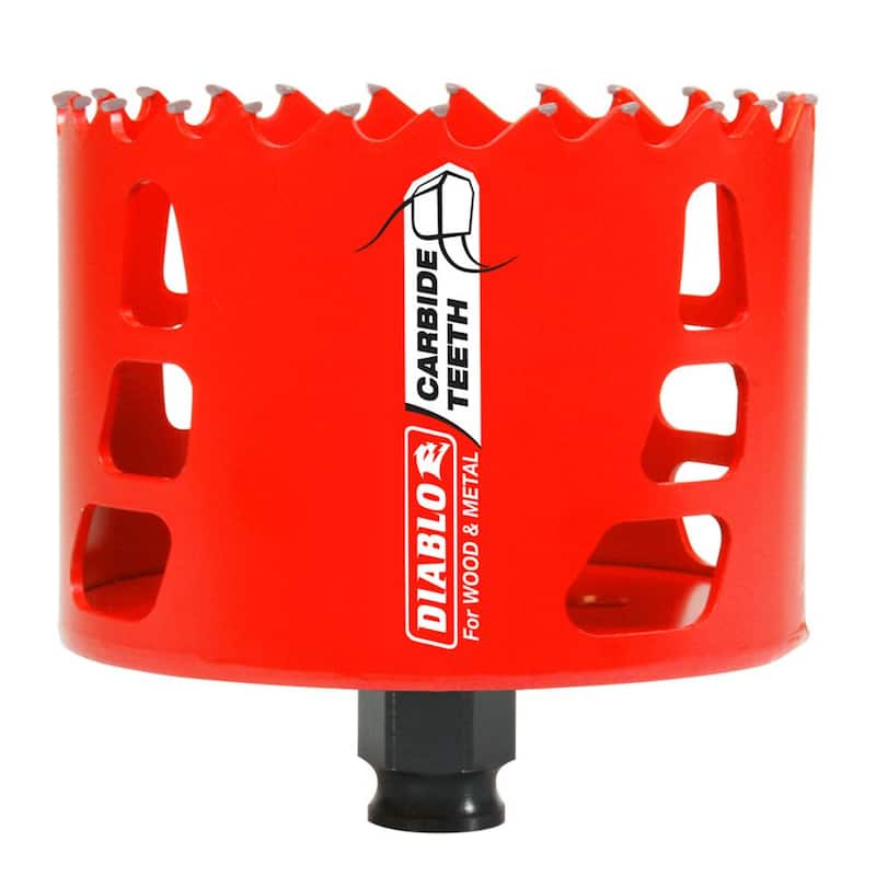 DIABLO 4 pulgadas Sierra de Orificio de Carburo con una Profundidad de Corte de 2-3/8 pulgadas - DHS4000CT