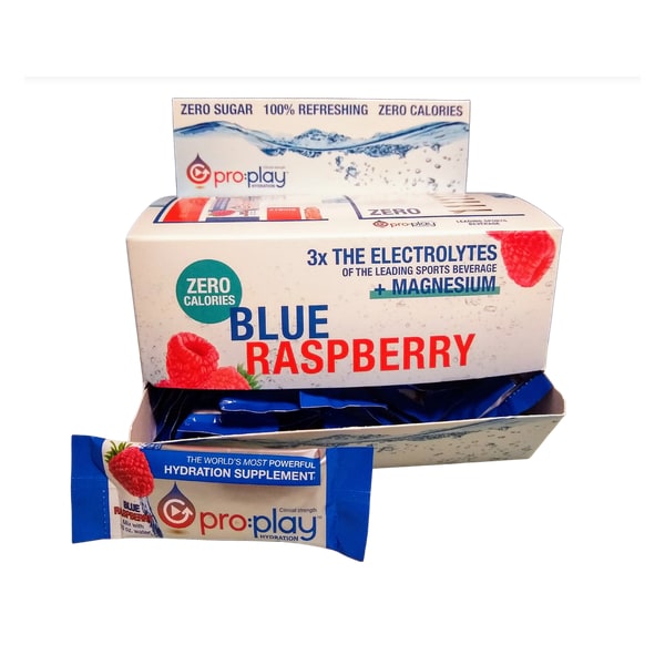 Hydration Health Products Pro:Play Blue Raspberry Stick Packs, PK 50 - 40124