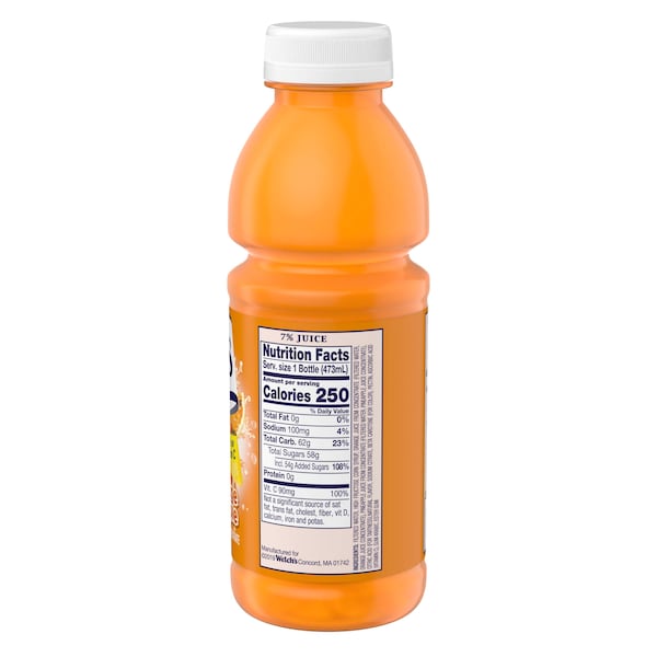 Welchs Welch's Orange Pineapple PET Bottle Drink 16 fl. oz. Bottle, PK12 - WPD30201