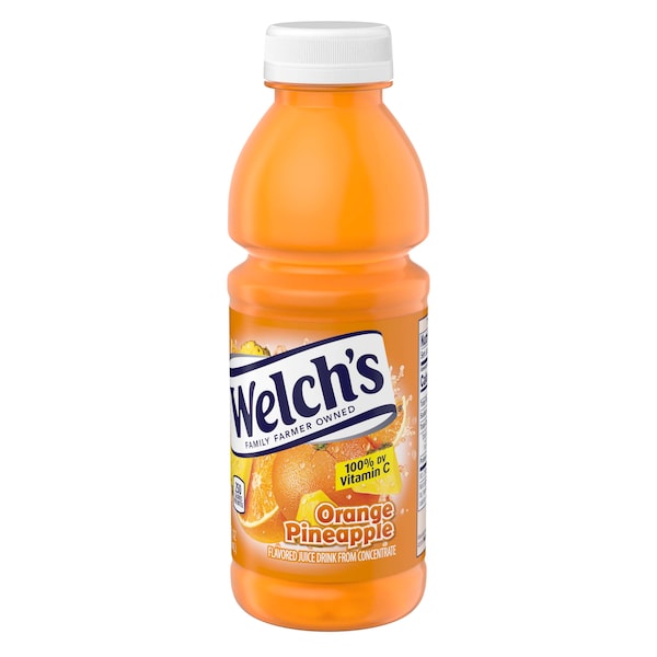 Welchs Welch's Orange Pineapple PET Bottle Drink 16 fl. oz. Bottle, PK12 - WPD30201