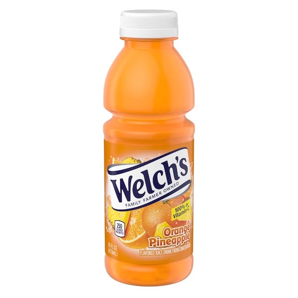 Welchs Welch's Orange Pineapple PET Bottle Drink 16 fl. oz. Bottle, PK12 - WPD30201