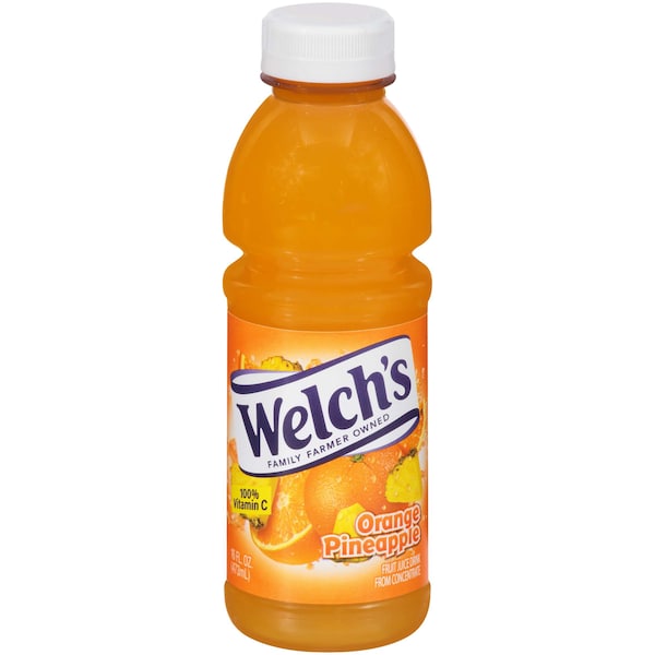 Welchs Welch's Orange Pineapple PET Bottle Drink 16 fl. oz. Bottle, PK12 - WPD30201