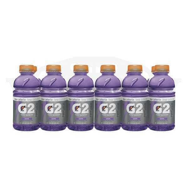 Gatorade G2, Low Calorie Sports Drink, 12 oz ready to drink, Grape, 24 Pack - 10052000122036