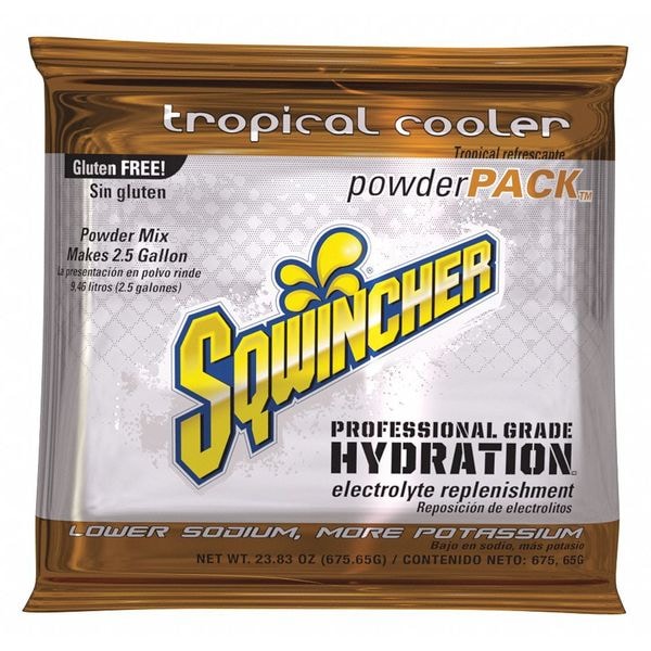 Sqwincher Sports Drink Mix Powder 23.83 oz., Tropical Cooler - 159016049