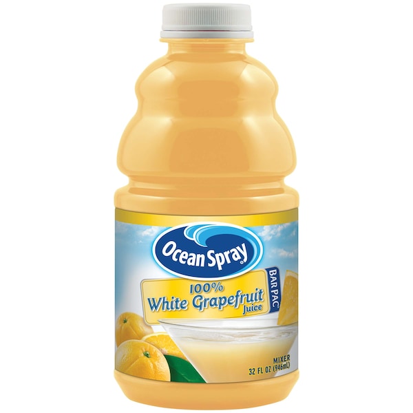 Ocean Spray Ocean Spray White Grapefruit Juice Kosher 32 oz. Bottle, PK12 - 25901
