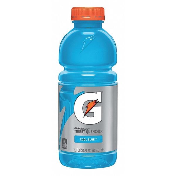 Gatorade Sports Drink Liquid Cool Blue 20 oz., PK24 - 32481