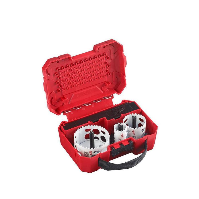 Juego de sierras perforadoras de carburo Hole Dozer de Milwaukee (8 piezas) - 49-22-3076