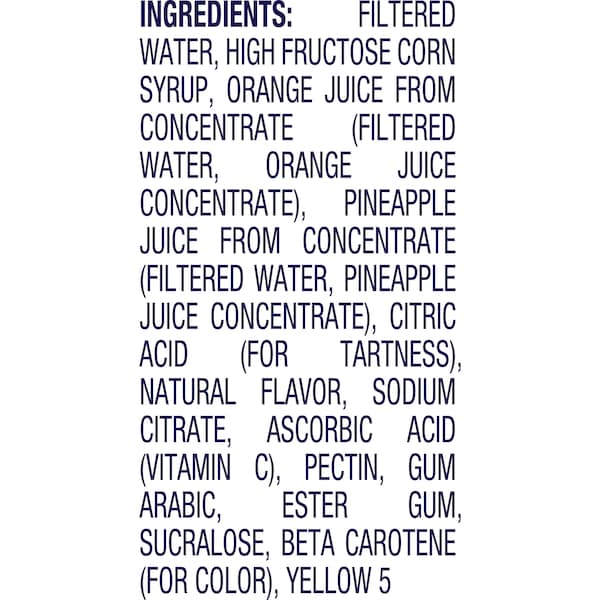Welchs Welch's Plastic Orange Pineapple Juice 10 fl. oz. Bottle, PK24 - WPD31700