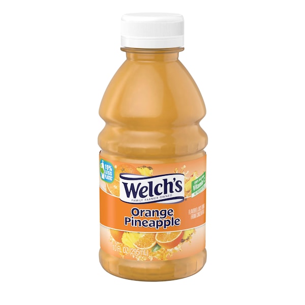 Welchs Welch's Plastic Orange Pineapple Juice 10 fl. oz. Bottle, PK24 - WPD31700