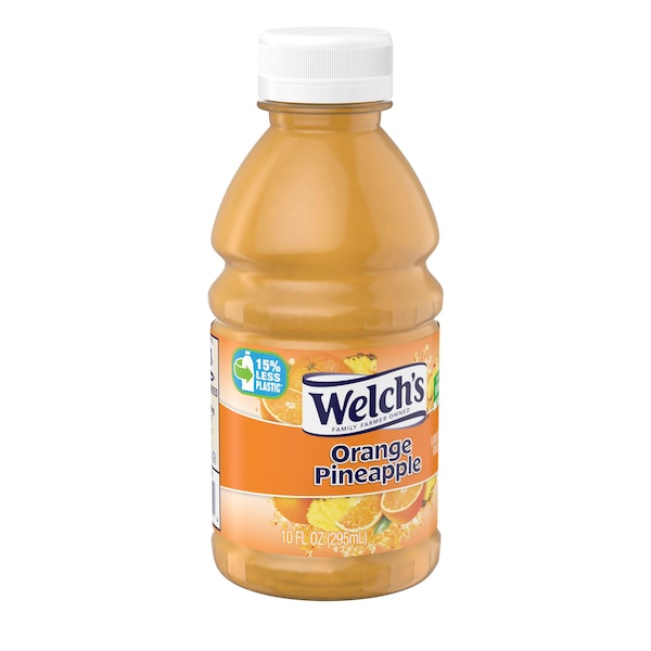 Welchs Welch's Plastic Orange Pineapple Juice 10 fl. oz. Bottle, PK24 - WPD31700