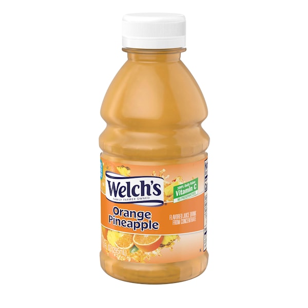 Welchs Welch's Plastic Orange Pineapple Juice 10 fl. oz. Bottle, PK24 - WPD31700