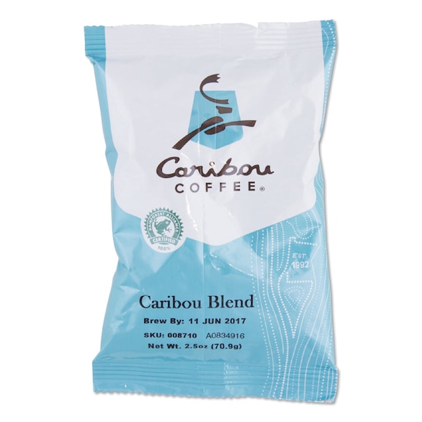 Caribou Coffee Caribou Blend Ground Coffee, 2.5 oz, PK18 - 008710
