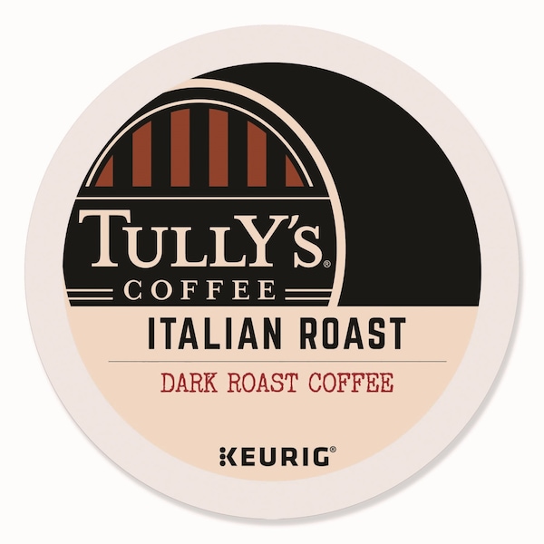 Tullys Coffee Italian Roast Coffee K-Cups, PK24 PK - 193019