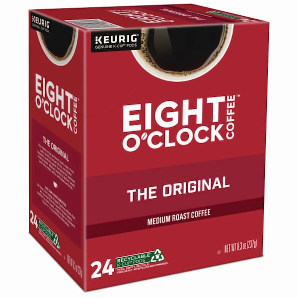 Eight Oclock Coffee, Original, K-Cup, Coffee, 3.5 lbs, 96 PK - 6405
