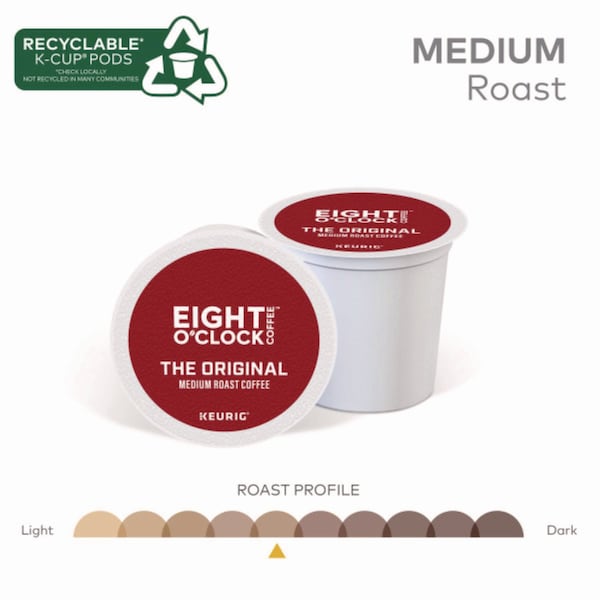 Eight Oclock Coffee, Original, K-Cup, Coffee, 3.5 lbs, 96 PK - 6405