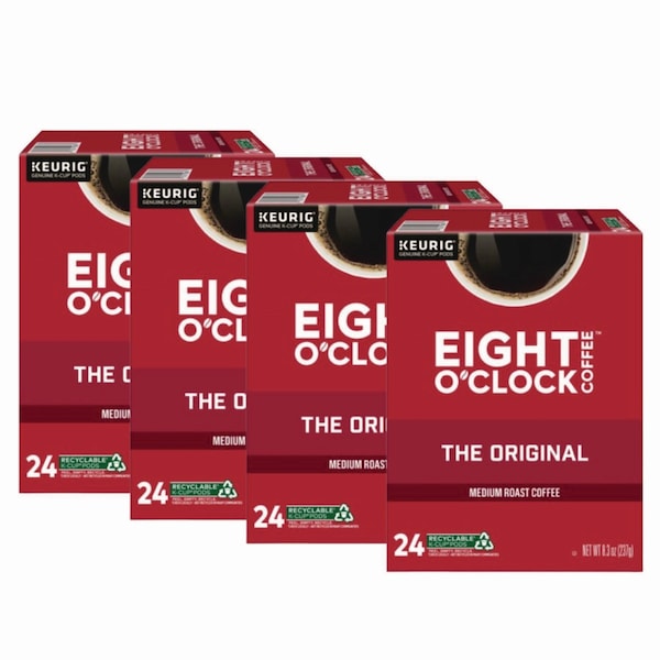 Eight Oclock Coffee, Original, K-Cup, Coffee, 3.5 lbs, 96 PK - 6405