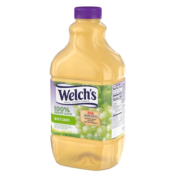 Welchs Welch's 100% White Grape Plastic Juice 64 oz. Bottle, PK8 - WPD22900