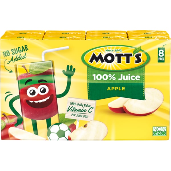 Motts Mott's 100% Apple Juice Cup 6.75 oz. Cup, PK32 - 10003394