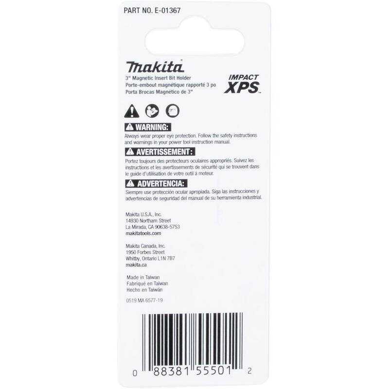 Makita IMPACT XPS 3 pulgadas Portainsertos magnético - E-01367