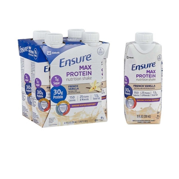 Ensure Max Protein Nutrition Shake Protein Nutrition Shake, Vanilla, 4PK - 67165
