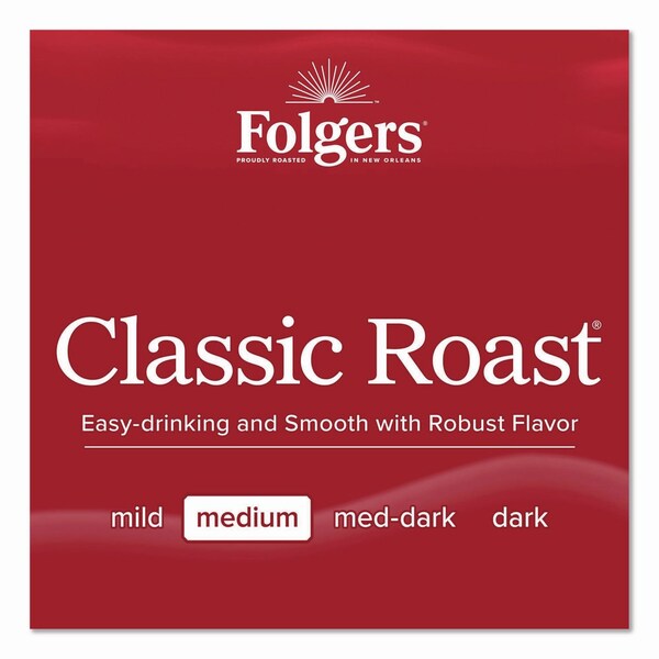 Folgers Instant Coffee Crystals, Classic, 16oz, Jar - 2550006923