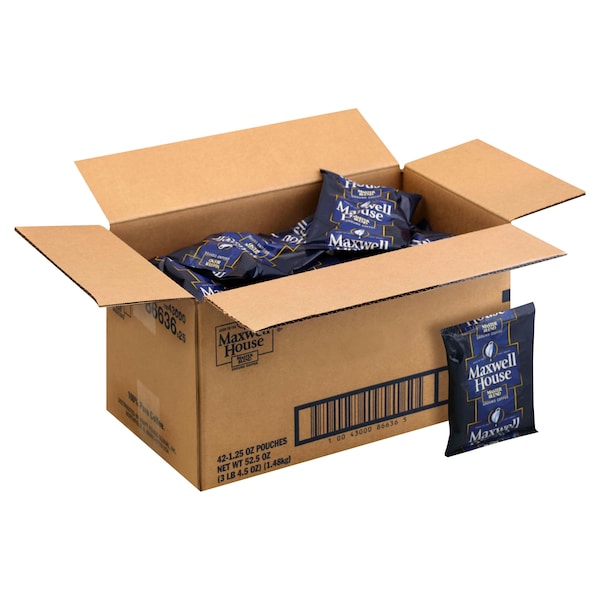 Maxwell House Maxwell House Coffee Master Blend Ground Coffee 1.25 oz., PK42 - 00043000866368