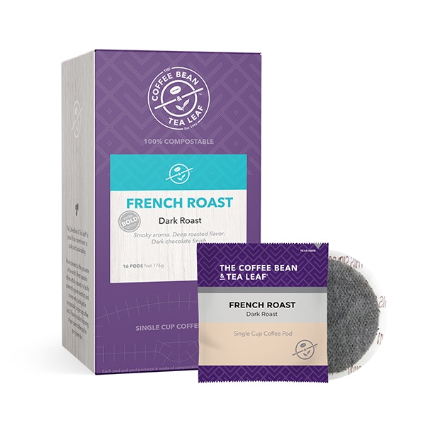 Coffee Bean & Tea Leaf French Roast, Soft Coffee Pods, PK96 PK - 019120