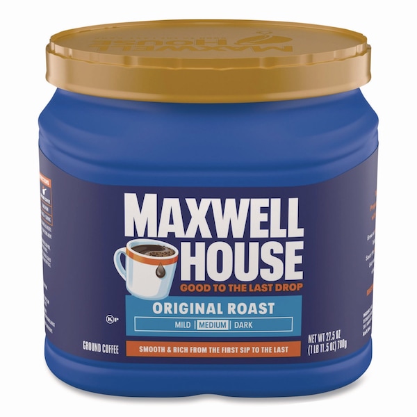 Maxwell House Coffee, Original Roast, 27.5 oz Canister - 4300009422