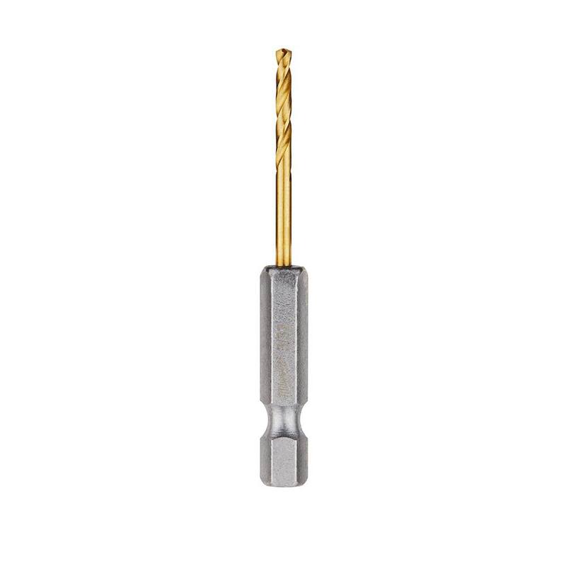Broca de titanio de 3/32 de pulgada Milwaukee SHOCKWAVE - 48-89-4603