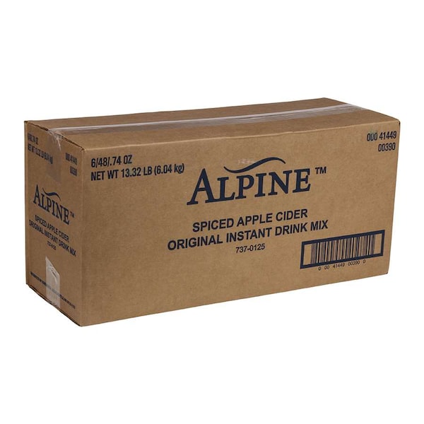 Continental Mills Continental Mills Kosher Dry Hot Instant Alpine Cider Drink Mix, PK48 - 737-0125
