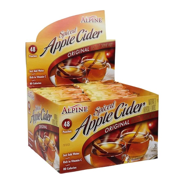Continental Mills Continental Mills Kosher Dry Hot Instant Alpine Cider Drink Mix, PK48 - 737-0125