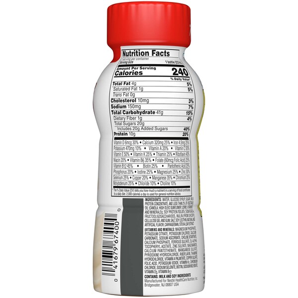 Boost Boost Vanilla Ready To Drink Nutritional Beverage 8 fl. oz., PK24 - 00041679674369