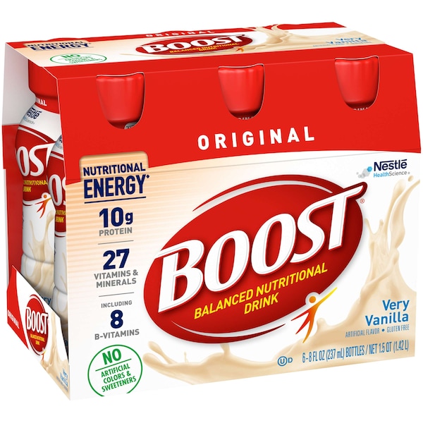 Boost Boost Vanilla Ready To Drink Nutritional Beverage 8 fl. oz., PK24 - 00041679674369